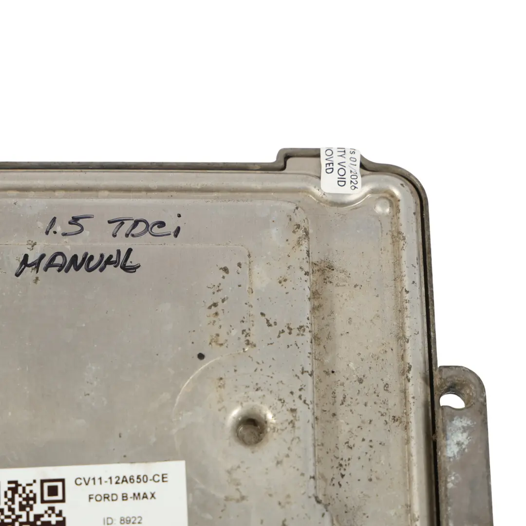 Ford B-MAX 1.5 TDCI 75HP UGJC Diesel Motor Steuerung ECU 8V2112A650KE Manuelles - SKU CV11-12A650-CE - Teilenummer CV11-12A650-CE
