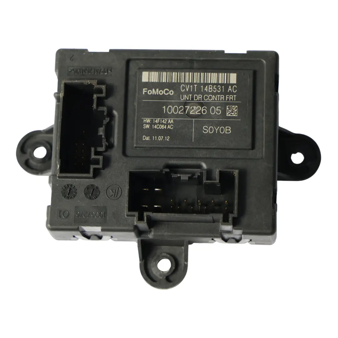 Ford B-Max Front Door Module Control Unit Driver's Side - SKU CV1T-14B531-AC - Part number CV1T-14B531-AC