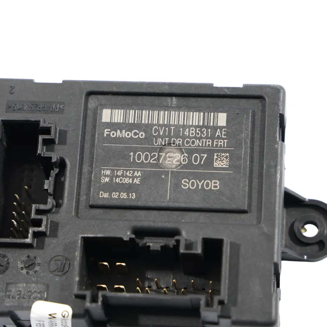 Unidad Control Módulo Puerta Delantera Lado Conductor para Ford B-Max con número de pieza CV1T-14B531-AE Ford B-Max Unidad Control Módulo Puerta Delantera Lado Conductor - SKU CV1T-14B531-AE - Número de pieza CV1T-14B531-AE