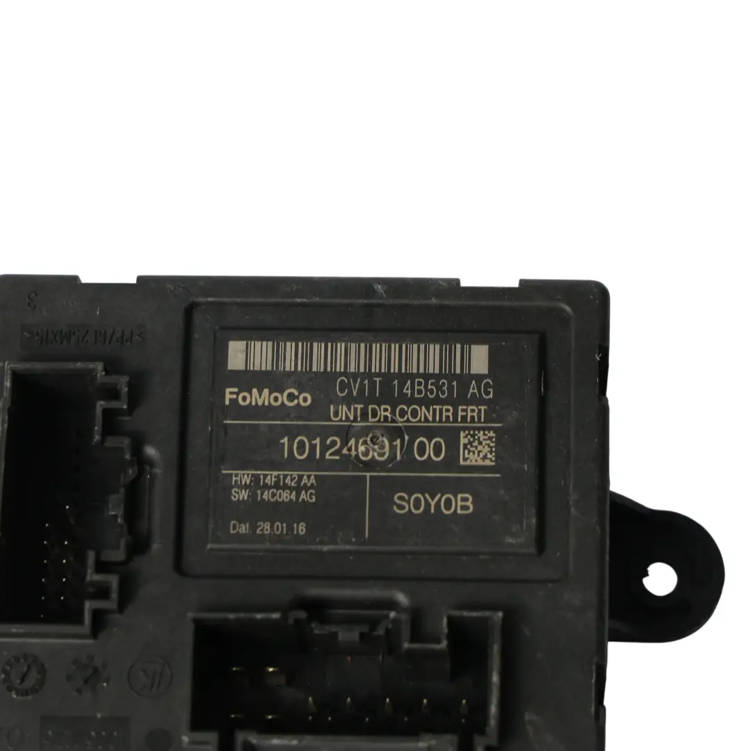 Door Module Front Driver Side Control Unit to Ford Fiesta MK7 with Part number CV1T-14B531-AG Ford Fiesta MK7 Door Module Front Driver Side Control Unit - SKU CV1T-14B531-AG - Part number CV1T-14B531-AG