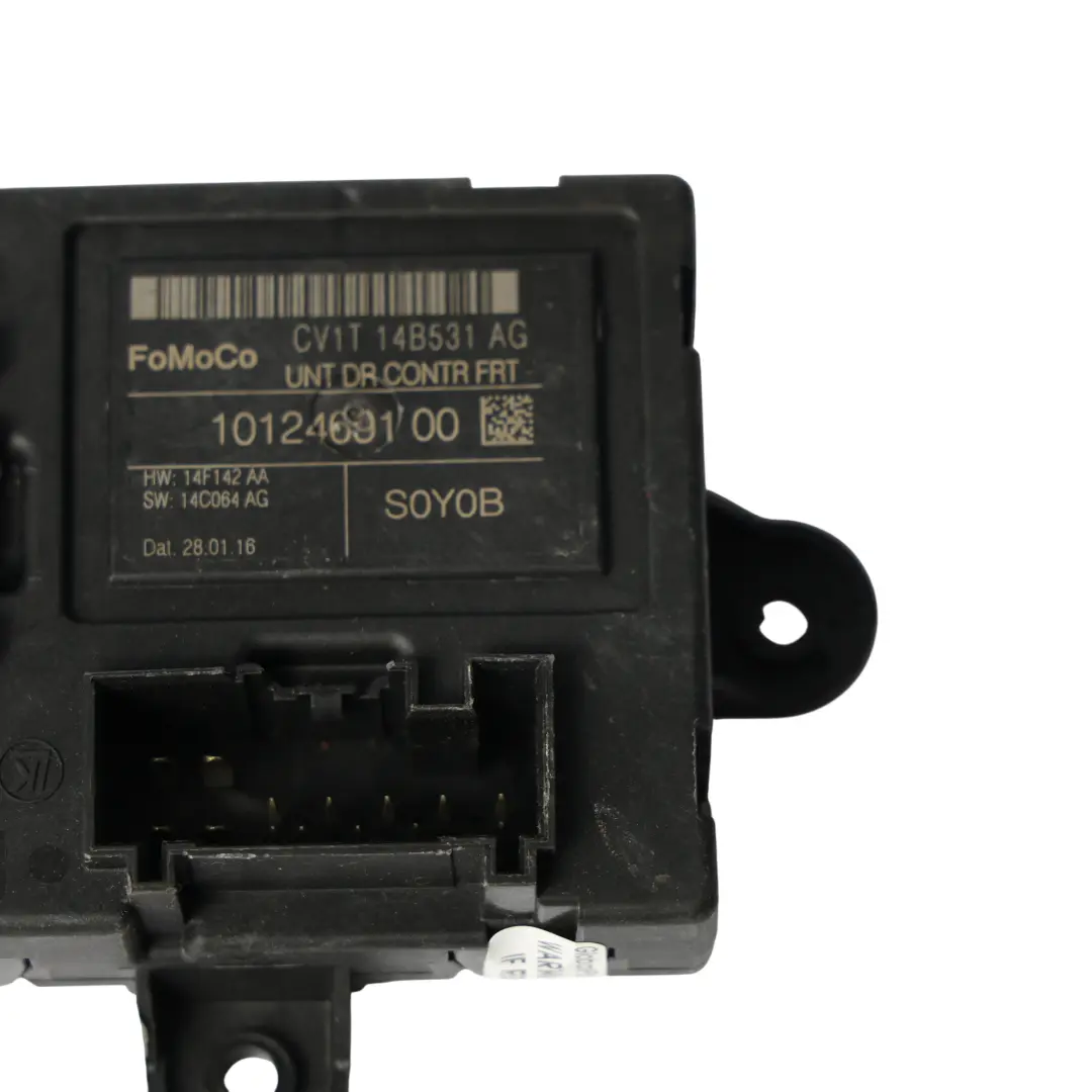 Tür Modul Vordere Fahrerseite Steuergerät für Ford Fiesta MK7 mit Teilenummer CV1T-14B531-AG Ford Fiesta MK7 Tür Modul Vordere Fahrerseite Steuergerät - SKU CV1T-14B531-AG - Teilenummer CV1T-14B531-AG