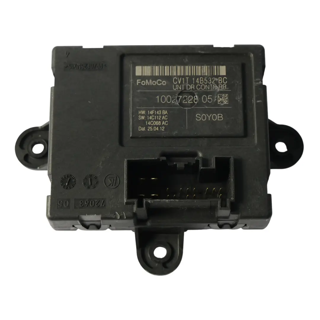 Ford B-Max Module Commande Porte Arrière Gauche/Droite - SKU CV1T-14B532-BC - Numéro de pièce CV1T-14B532-BC
