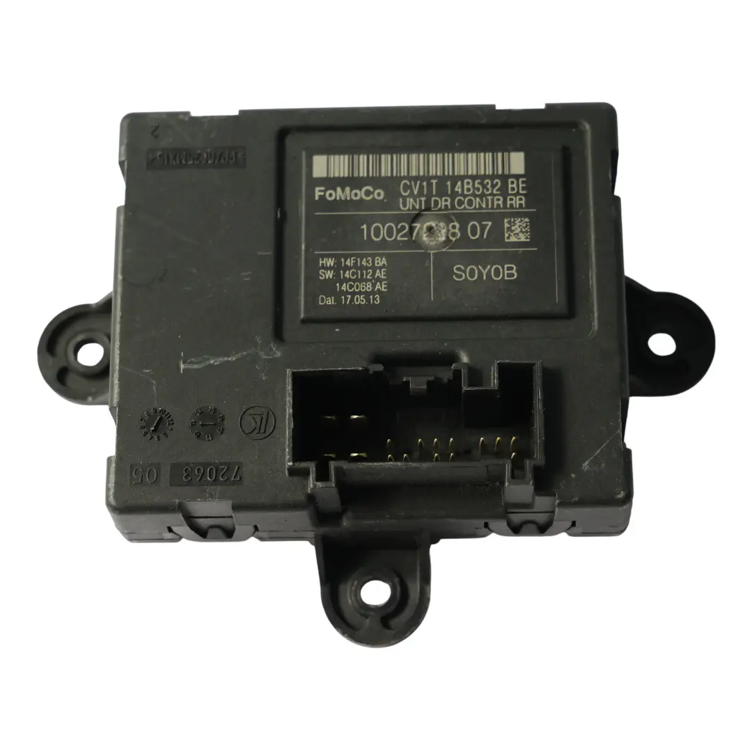Ford B-Max Door Control Unit Module Rear Left Right N/O/S - SKU CV1T-14B532-BE - Part number CV1T-14B532-BE