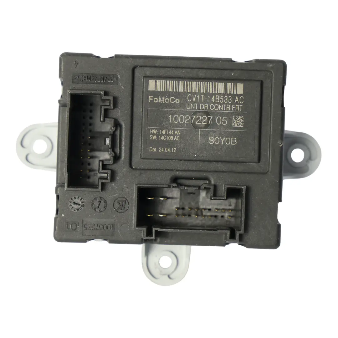 Mk1 Front Door Module Control Unit Passenger's Side to Ford B-Max with Part number CV1T-14B533-AC Ford B-Max Mk1 Front Door Module Control Unit Passenger's Side - SKU CV1T-14B533-AC - Part number CV1T-14B533-AC