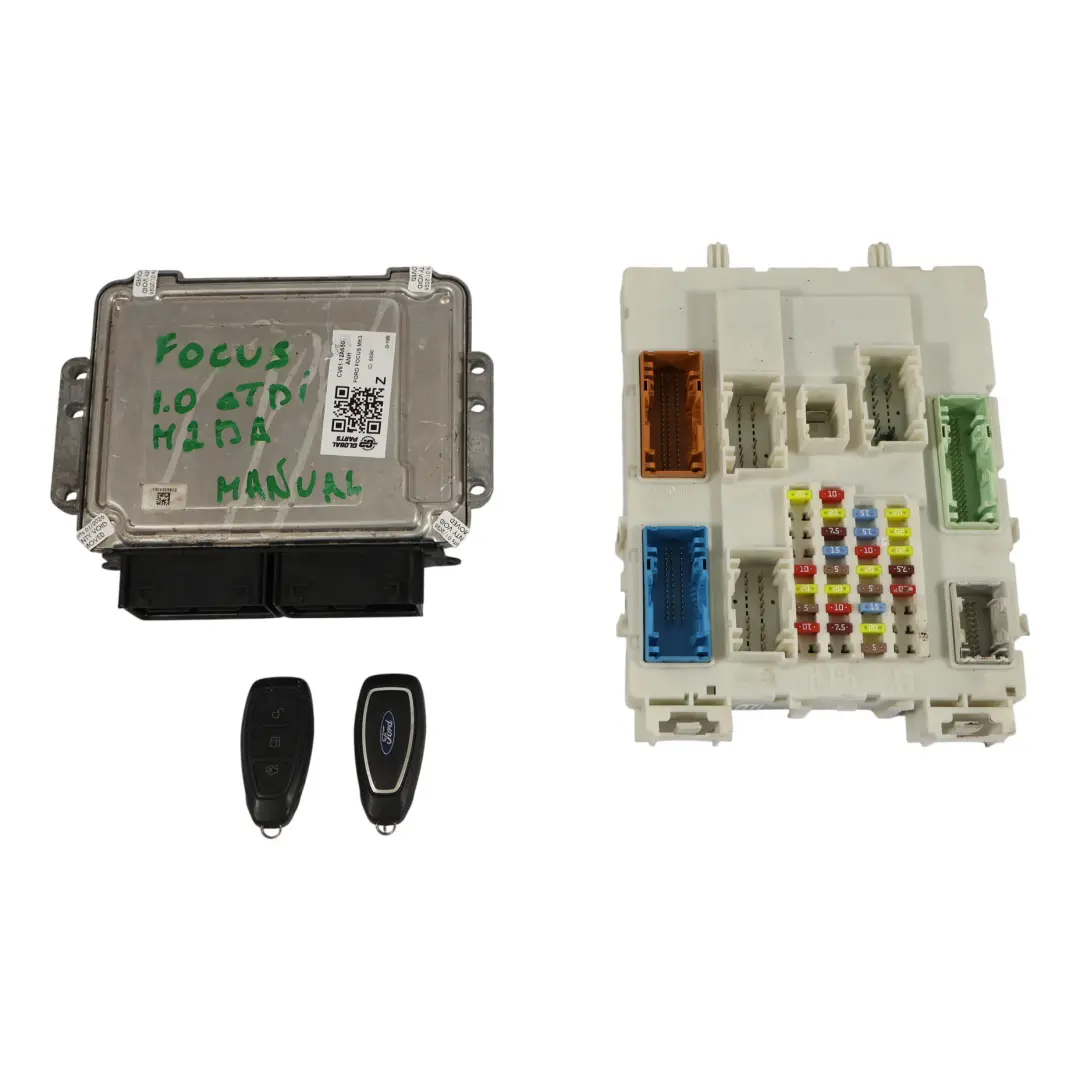 Mk3 1.0 Gtdi M2DA 100HP Motor Kit ECU BCM + 2 Llaves para Ford Focus con número de pieza CV61-12A650-ANH Ford Focus Mk3 1.0 Gtdi M2DA 100HP Motor Kit ECU BCM + 2 Llaves - SKU CV61-12A650-ANH - Número de pieza CV61-12A650-ANH