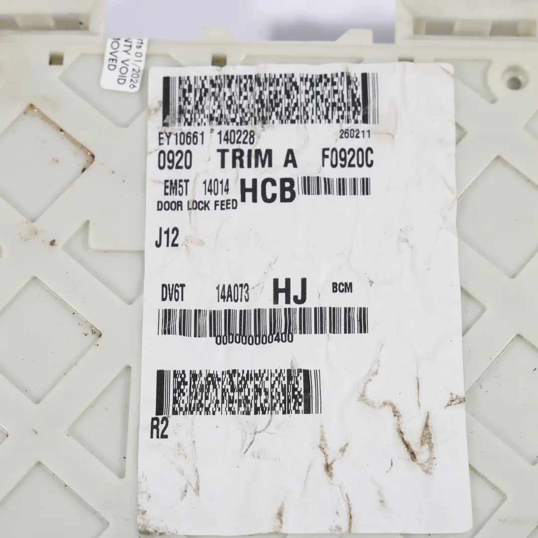 Ford Focus Mk3 1.0 GTDi M2DA 100HP Engine ECU Kit BCM + 2 Keys - SKU CV61-12A650-ANH - Part number CV61-12A650-ANH