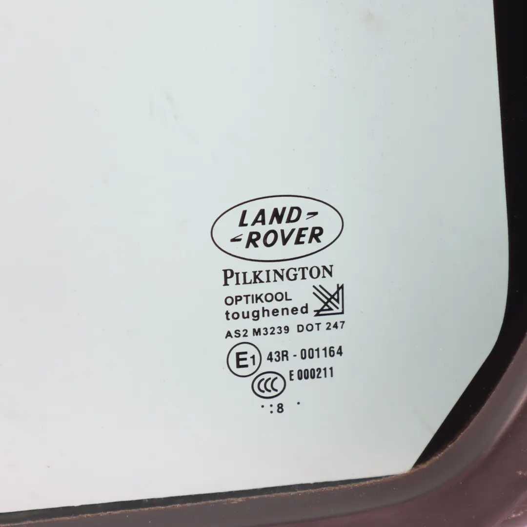 Puerta Trasera Vidrio Izquierdo Verde 5H2229751AA para Land Rover Discovery 3 L319 con número de pieza CVB500870 Land Rover Discovery 3 L319 Puerta Trasera Vidrio Izquierdo Verde 5H2229751AA - SKU CVB500870 - Número de pieza CVB500870
