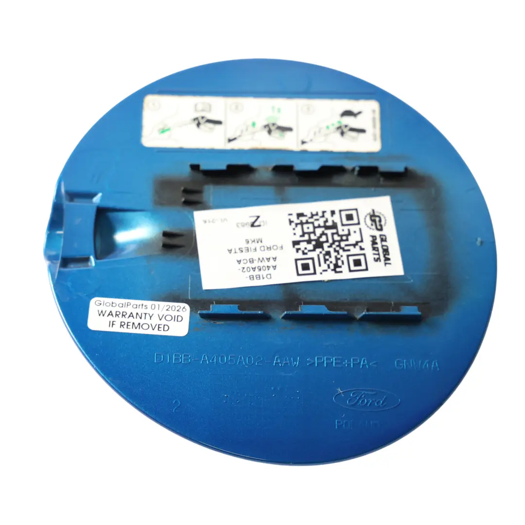Klapka Wlewu Paliwa Niebieska Candy - ZC D1BB-A405A02-BCA do Ford Fiesta Mk7 o numerze D1BB-A405A02-AAW Ford Fiesta Mk7 Klapka Wlewu Paliwa Niebieska Candy - ZC D1BB-A405A02-BCA - SKU D1BB-A405A02-AAW-BCA - Numer Części D1BB-A405A02-AAW