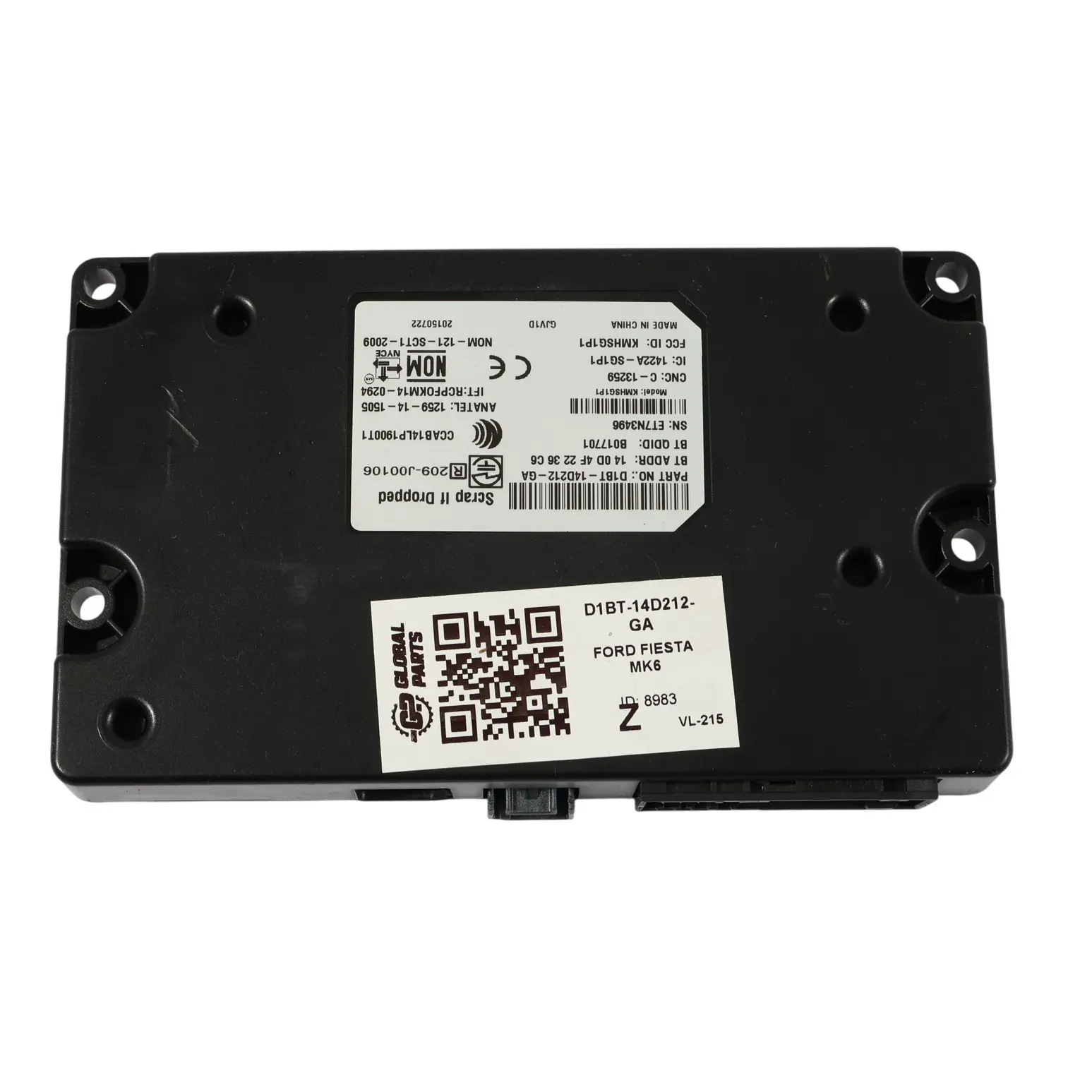 Ford Fiesta VII Bluetooth Interfaz Unidad De Control Módulo ECU D1BT-14D212-GA