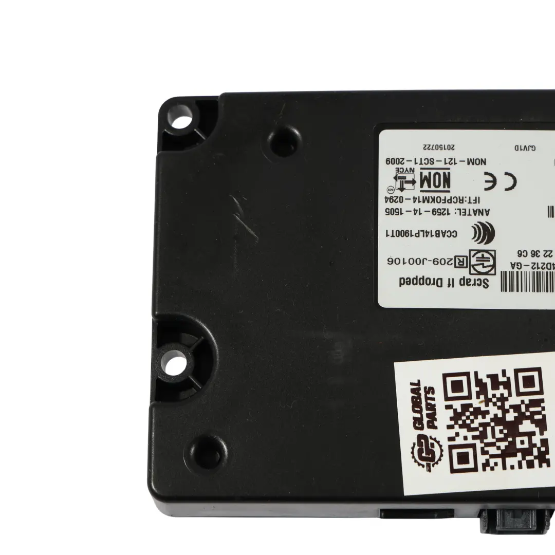 Bluetooth Schnittstelle Steuergerät Modul ECU für Ford Fiesta VII mit Teilenummer D1BT-14D212-GA Ford Fiesta VII Bluetooth Schnittstelle Steuergerät Modul ECU - SKU D1BT-14D212-GA - Teilenummer D1BT-14D212-GA