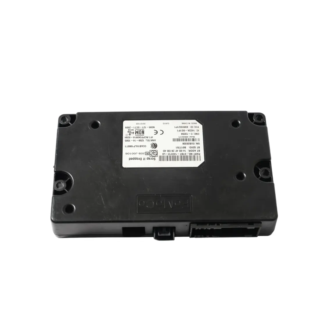 Ford Fiesta Mk7 Moduł Sterownik Komputer ECU Bluetooth - SKU D1BT-14D212-LA - Numer Części D1BT-14D212-LA