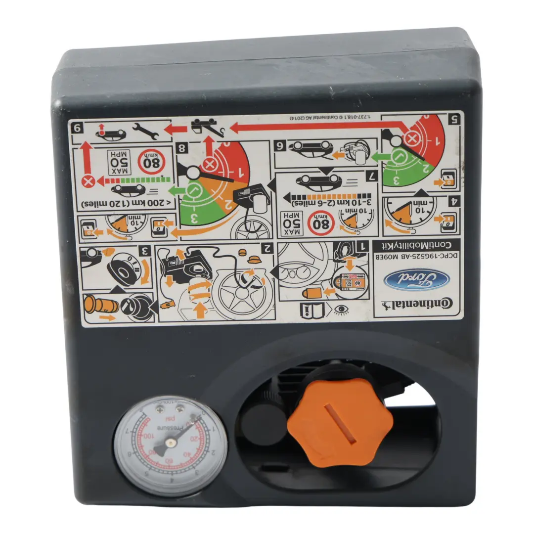Contimobilitykit Strumento Compressore Pompa Pneumatici per Ford con numero di parte DCPC-19G525-AB Ford Contimobilitykit Strumento Compressore Pompa Pneumatici - SKU DCPC-19G525-AB - Numero di parte DCPC-19G525-AB