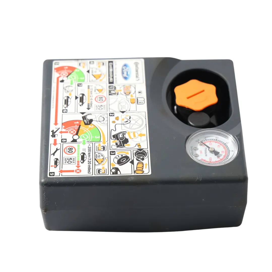 Contimobilitykit Strumento Compressore Pompa Pneumatici per Ford con numero di parte DCPC-19G525-AB Ford Contimobilitykit Strumento Compressore Pompa Pneumatici - SKU DCPC-19G525-AB - Numero di parte DCPC-19G525-AB