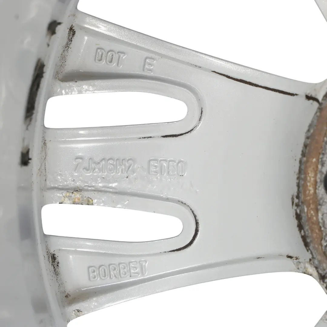 Ford Focus Mk3 Silberne Leichtmetallfelge Alufelge 16" 7J ET:50 - SKU DM5C-1007-C1A-1 - Teilenummer DM5C-1007-C1A