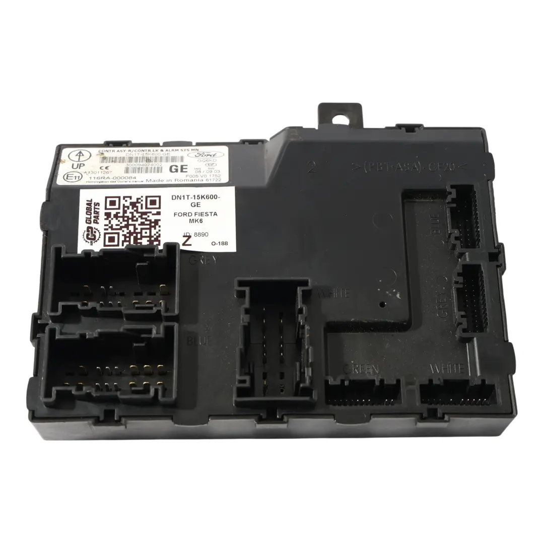 Ford Fiesta VII Modulo Di Controllo BCM Unità Di Controllo ECU - SKU DN1T-15K600-GE - Numero di parte DN1T-15K600-GE