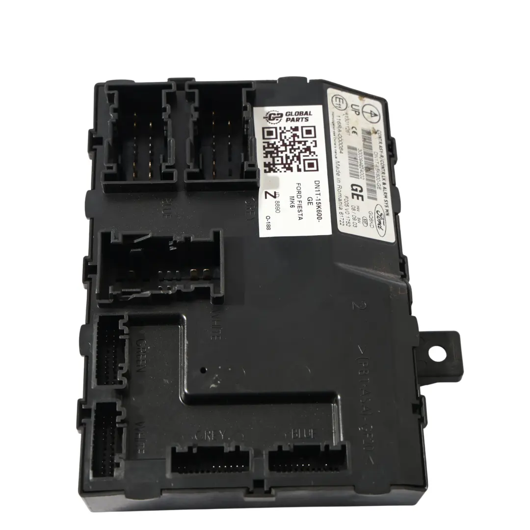 Ford Fiesta VII Body Control Modul BCM Steuereinheit ECU - SKU DN1T-15K600-GE - Teilenummer DN1T-15K600-GE