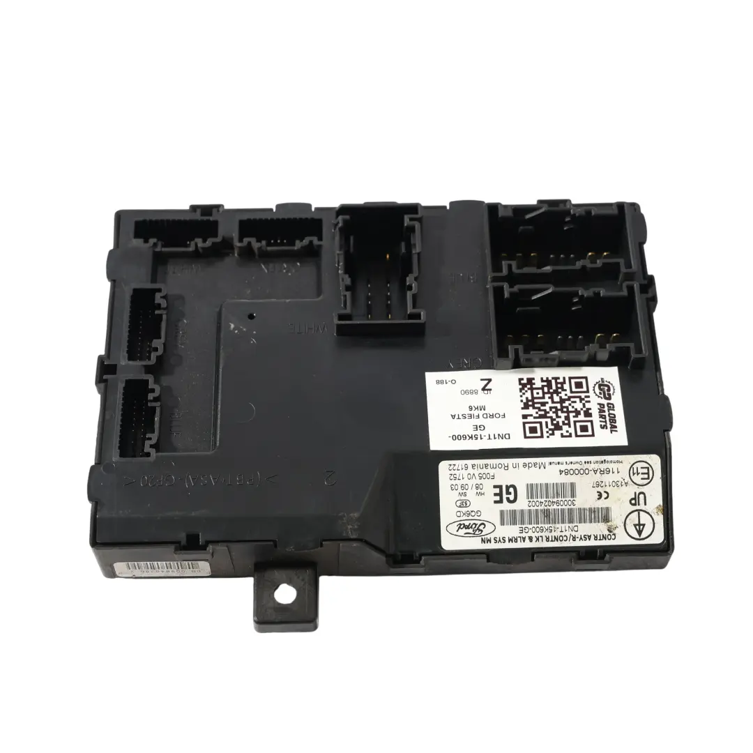 Ford Fiesta Mk7 Body Control Module BCM Controller Unit ECU - SKU DN1T-15K600-GE - Part number DN1T-15K600-GE