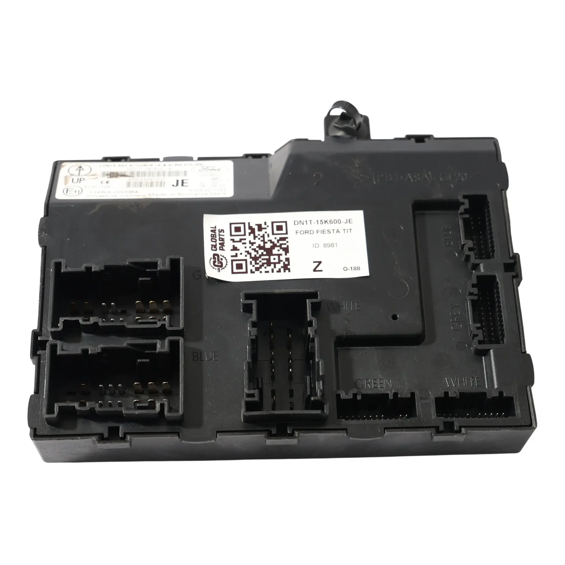 Ford Fiesta Mk7 Karosserie Steuergerät BCM Steuergerät ECU DN1T-15K600-JE