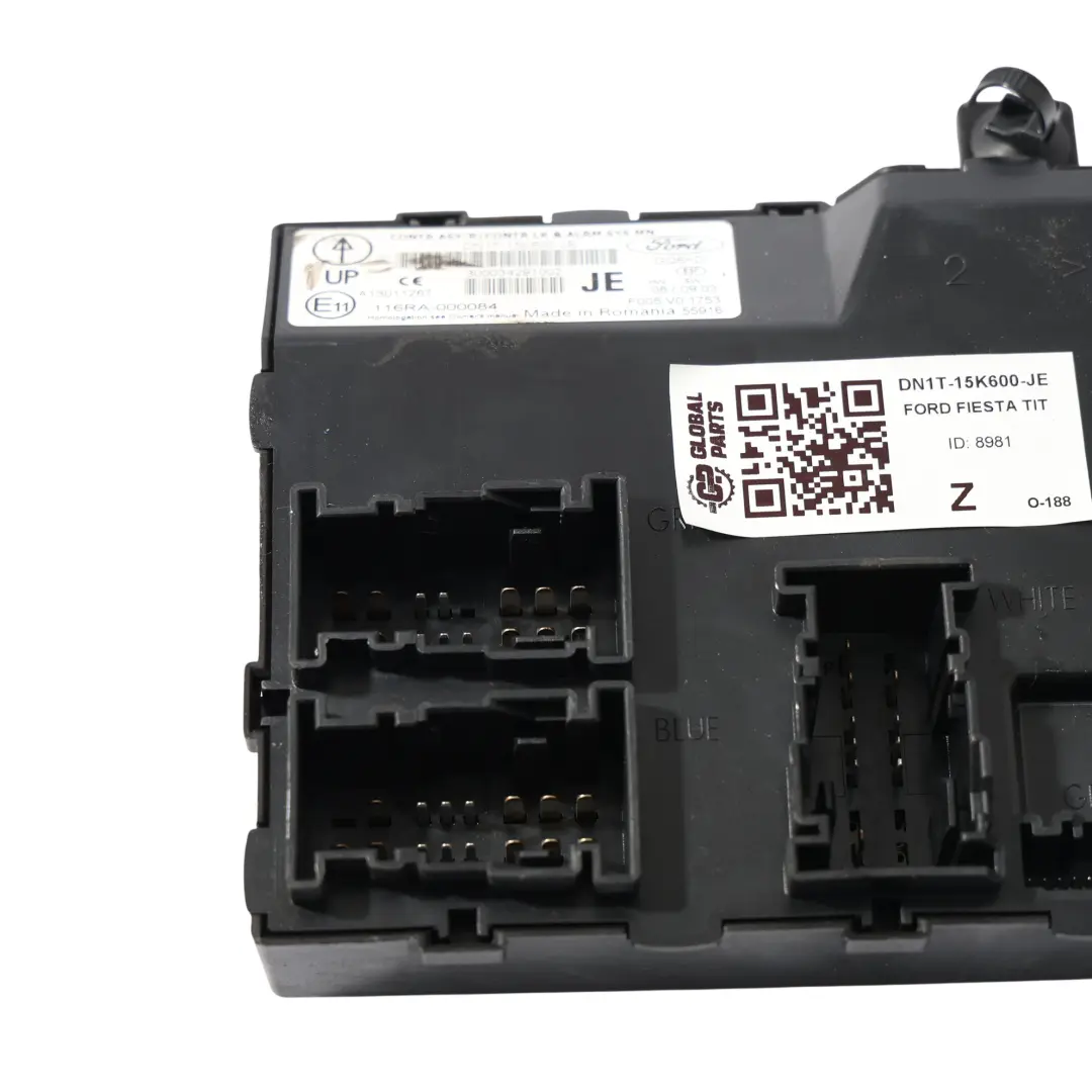 Commande Carrosserie BCM Unité Contrôle ECU pour Ford Fiesta Mk7 à propos du numéro de pièce DN1T-15K600-JE Ford Fiesta Mk7 Commande Carrosserie BCM Unité Contrôle ECU - SKU DN1T-15K600-JE - Numéro de pièce DN1T-15K600-JE