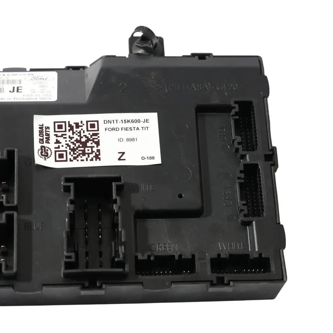 Ford Fiesta Mk7 Commande Carrosserie BCM Unité Contrôle ECU - SKU DN1T-15K600-JE - Numéro de pièce DN1T-15K600-JE