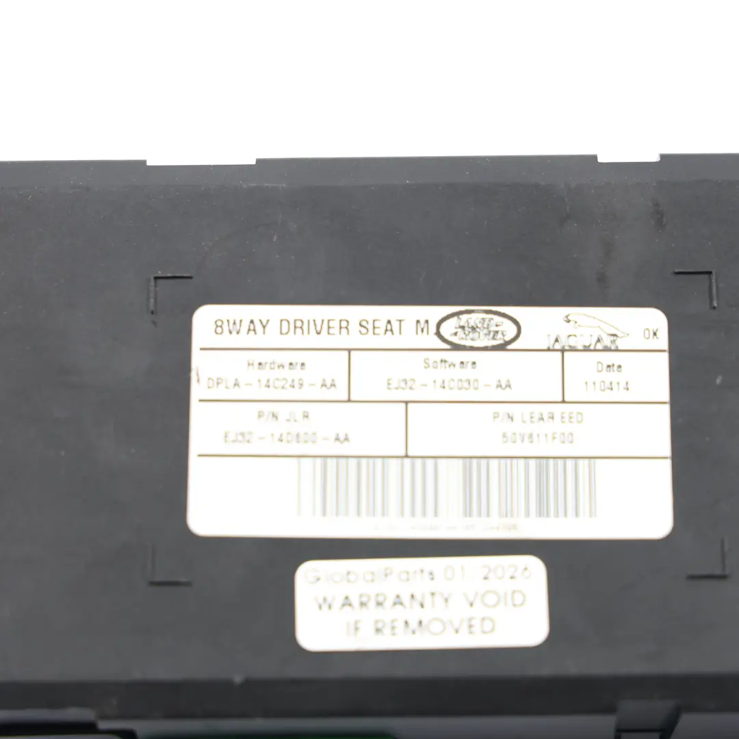 Módulo Asiento Conductor Delantero para Range Rover Evoque L538 con número de pieza DPLA-14C249-AA Range Rover Evoque L538 Módulo Asiento Conductor Delantero - SKU DPLA-14C249-AA - Número de pieza DPLA-14C249-AA