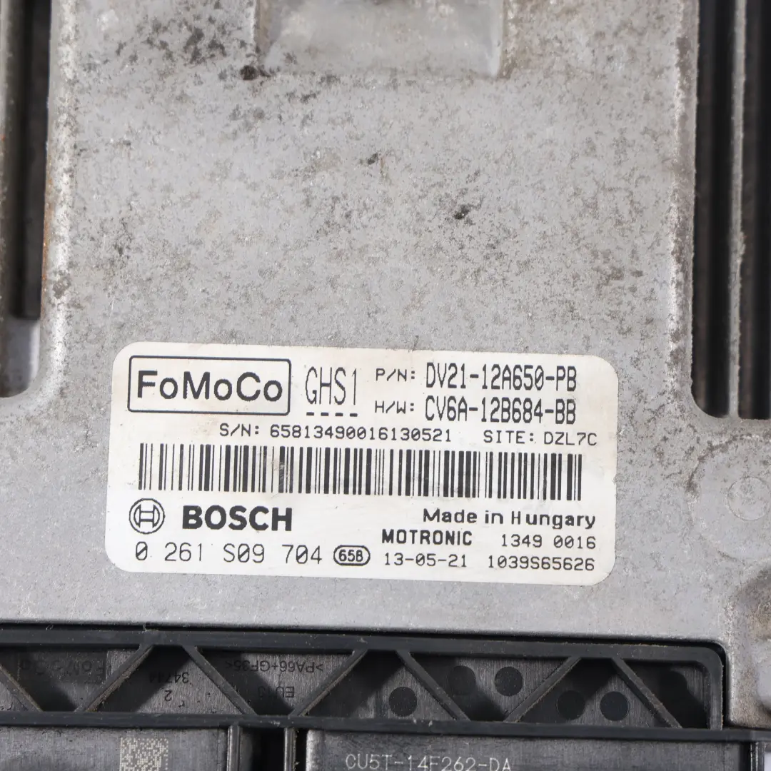 Ford B-Max 1.0 EcoBoost 100HP Engine Control Unit ECU Manual - SKU DV21-12A650-PB - Part number DV21-12A650-PB