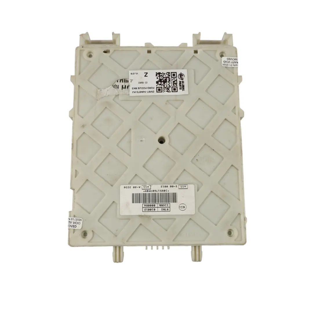 Ford Focus Mk3 BCM Body Control Module Fuse Box Electrical Unit - SKU DV6T-14A073-HJ - Part number DV6T-14A073-HJ