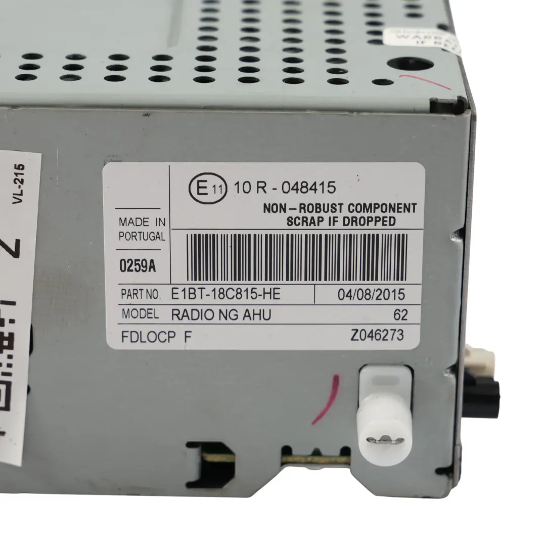 Ford Fiesta VII Autoradio CD Multimédia - SKU E1BT-18C815-HE - Numéro de pièce E1BT-18C815-HE