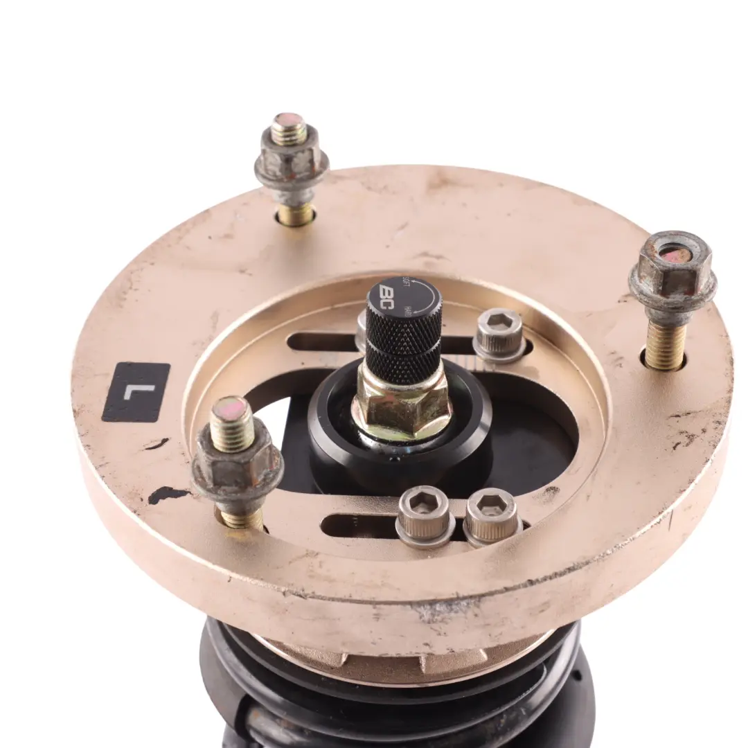 Strut BC Racing Adjustable Shock Absorber Front Left N/S to BMW E46 M3 Coupe Spring with Part number E46-M3-BC-RACING-FL BMW E46 M3 Coupe Spring Strut BC Racing Adjustable Shock Absorber Front Left N/S - SKU E46-M3-BC-RACING-FL - Part number E46-M3-BC-RACING-FL