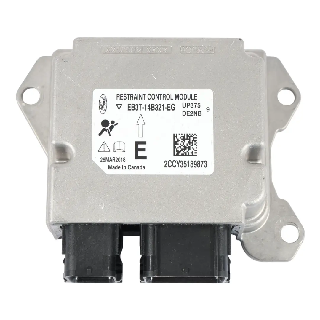 Ford Ranger Mk3 Restraint Air Module Control Unit ECU - SKU EB3T-14B321-EG - Part number EB3T-14B321-EG