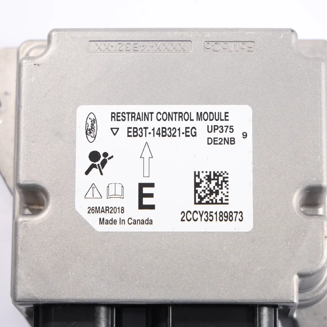 Ford Ranger Mk3 Unité Commande Module Retenue Pneumatique ECU - SKU EB3T-14B321-EG - Numéro de pièce EB3T-14B321-EG