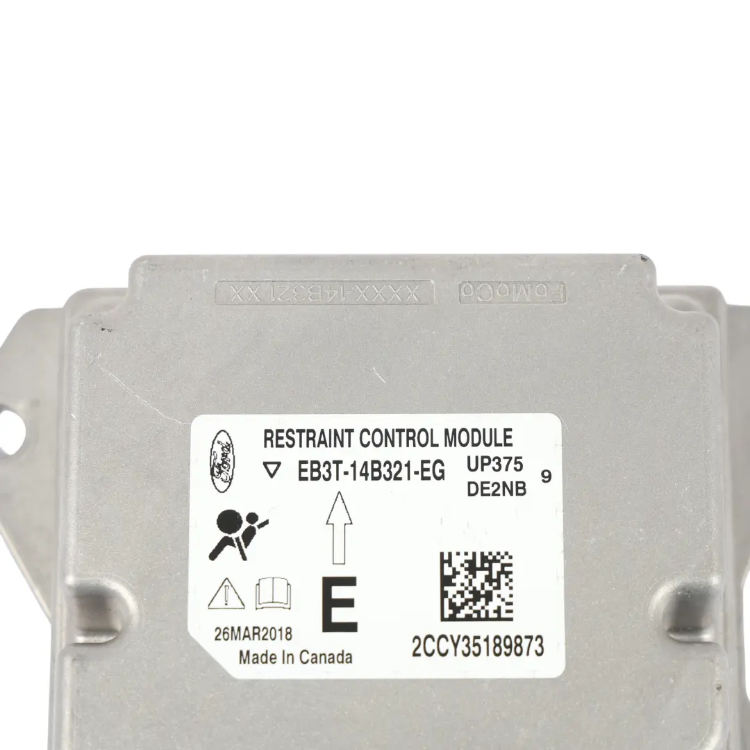 Ford Ranger Mk3 Unité Commande Module Retenue Pneumatique ECU - SKU EB3T-14B321-EG - Numéro de pièce EB3T-14B321-EG