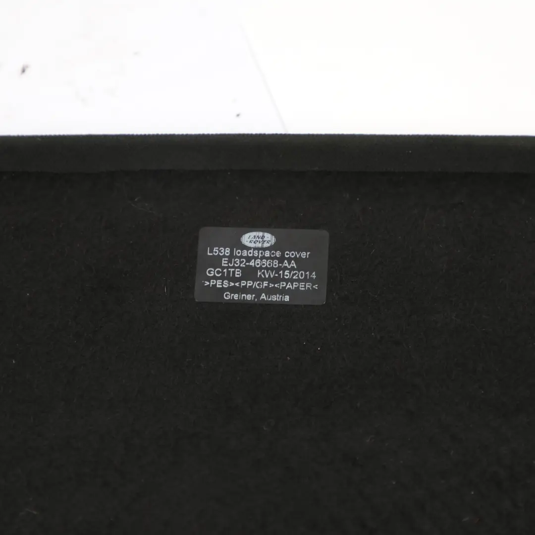 Hutablage Kofferraum Laderaum Abdeckung für Range Rover Evoque L538 mit Teilenummer EJ32-46668-AA Range Rover Evoque L538 Hutablage Kofferraum Laderaum Abdeckung - SKU EJ32-46668-AA - Teilenummer EJ32-46668-AA
