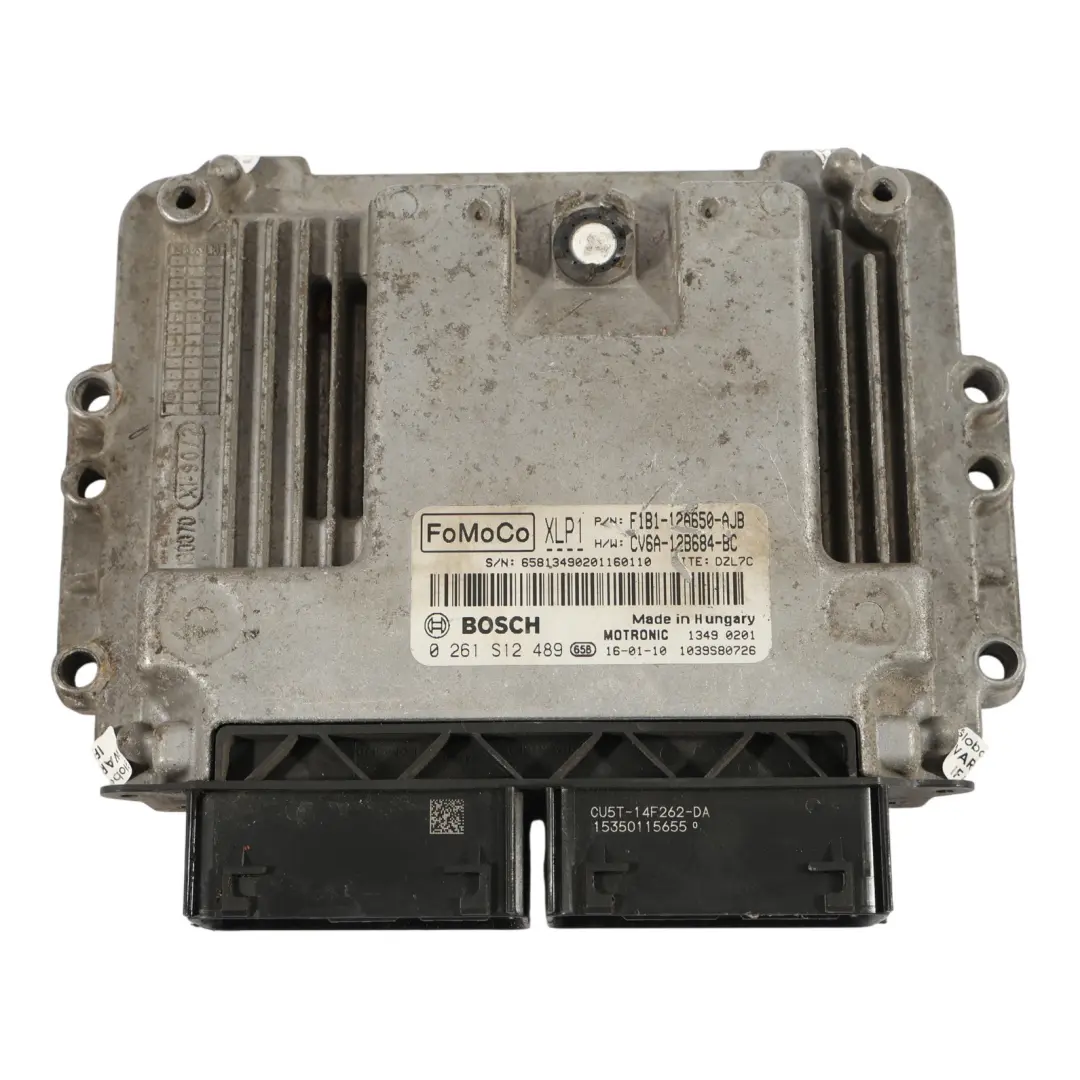 Ford Fiesta Mk7 1.0 Ecoboost 140HP Unidad De Control Motor ECU - SKU F1B1-12A650-AJB - Número de pieza F1B1-12A650-AJB
