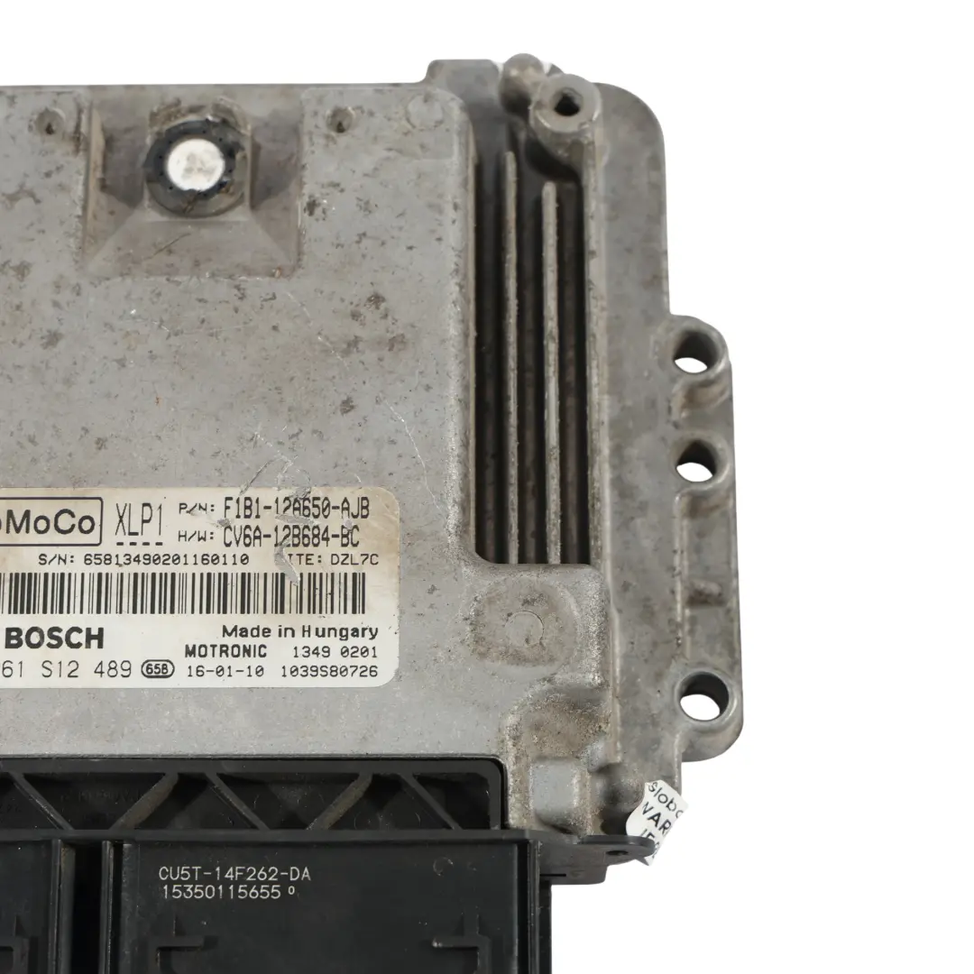 Ford Fiesta Mk7 1.0 Ecoboost 140 Ch Calculateur Moteur ECU - SKU F1B1-12A650-AJB - Numéro de pièce F1B1-12A650-AJB