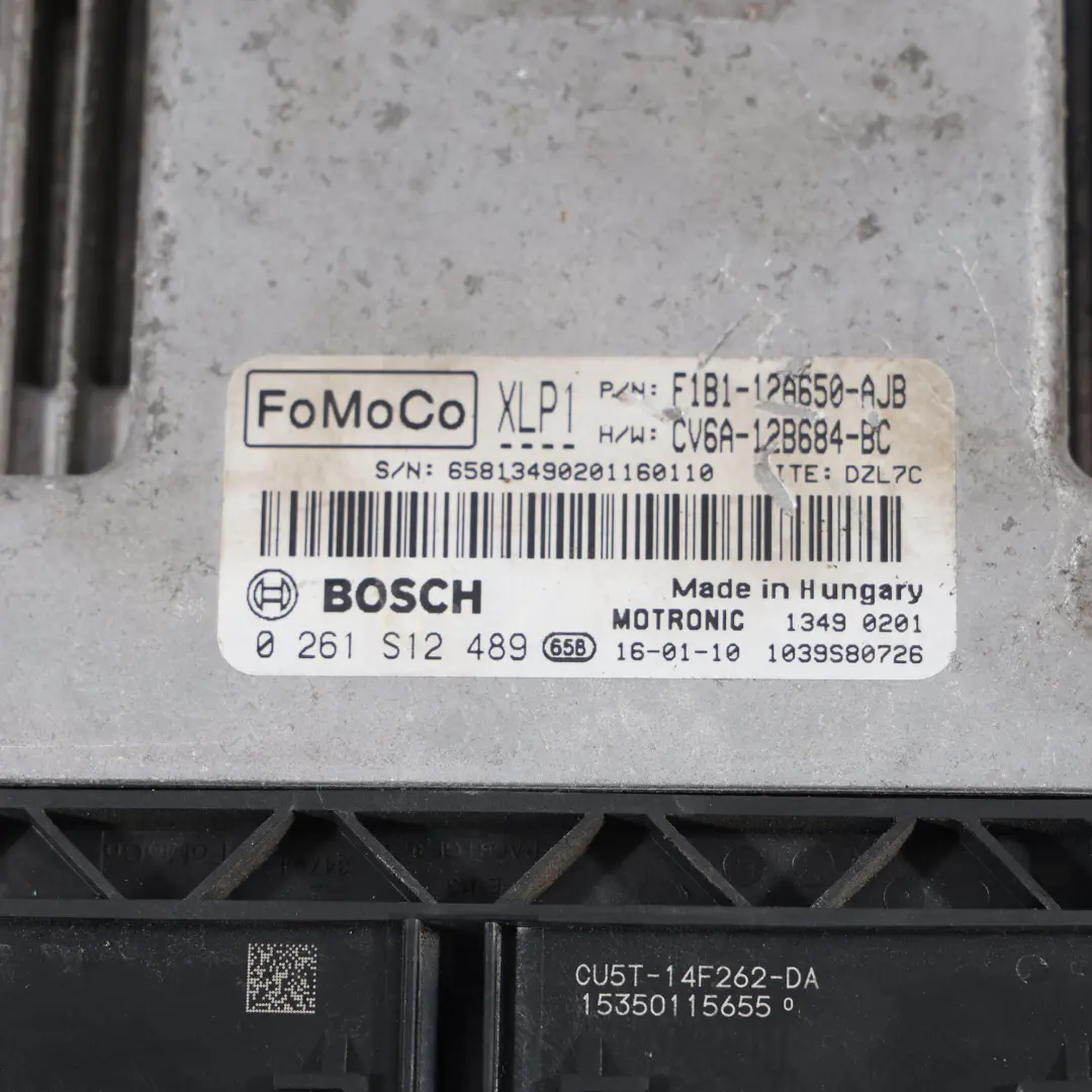 Ford Fiesta Mk7 1.0 Ecoboost 140HP Motorsteuergerät ECU - SKU F1B1-12A650-AJB - Teilenummer F1B1-12A650-AJB