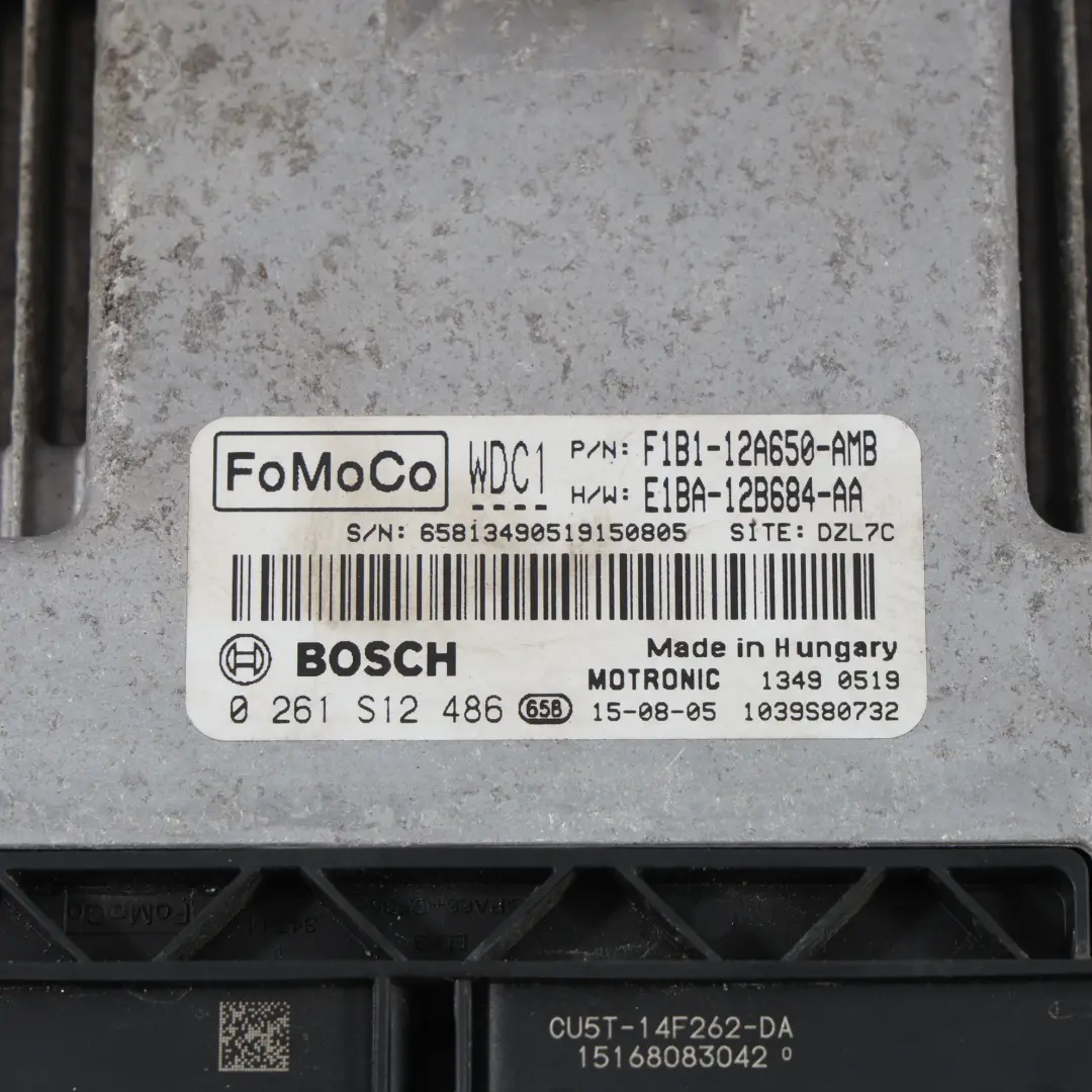 100HP Engine Control Unit ECU to Ford Fiesta Mk7 1.0 EcoBoost with Part number F1B1-12A650-AMB Ford Fiesta Mk7 1.0 EcoBoost 100HP Engine Control Unit ECU - SKU F1B1-12A650-AMB - Part number F1B1-12A650-AMB