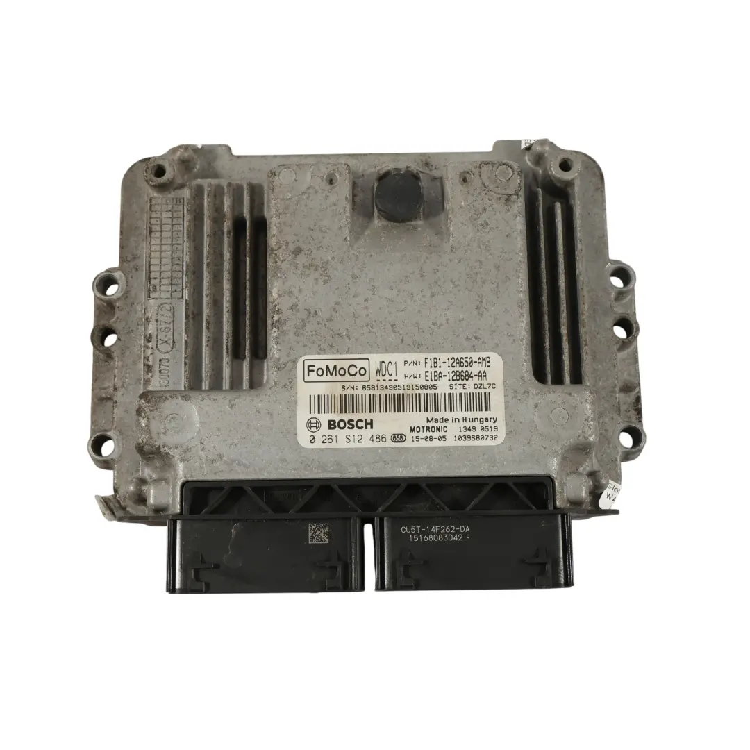 Ford Fiesta Mk7 1.0 Ecoboost 100Ch Unité Commande Moteur ECU - SKU F1B1-12A650-AMB - Numéro de pièce F1B1-12A650-AMB