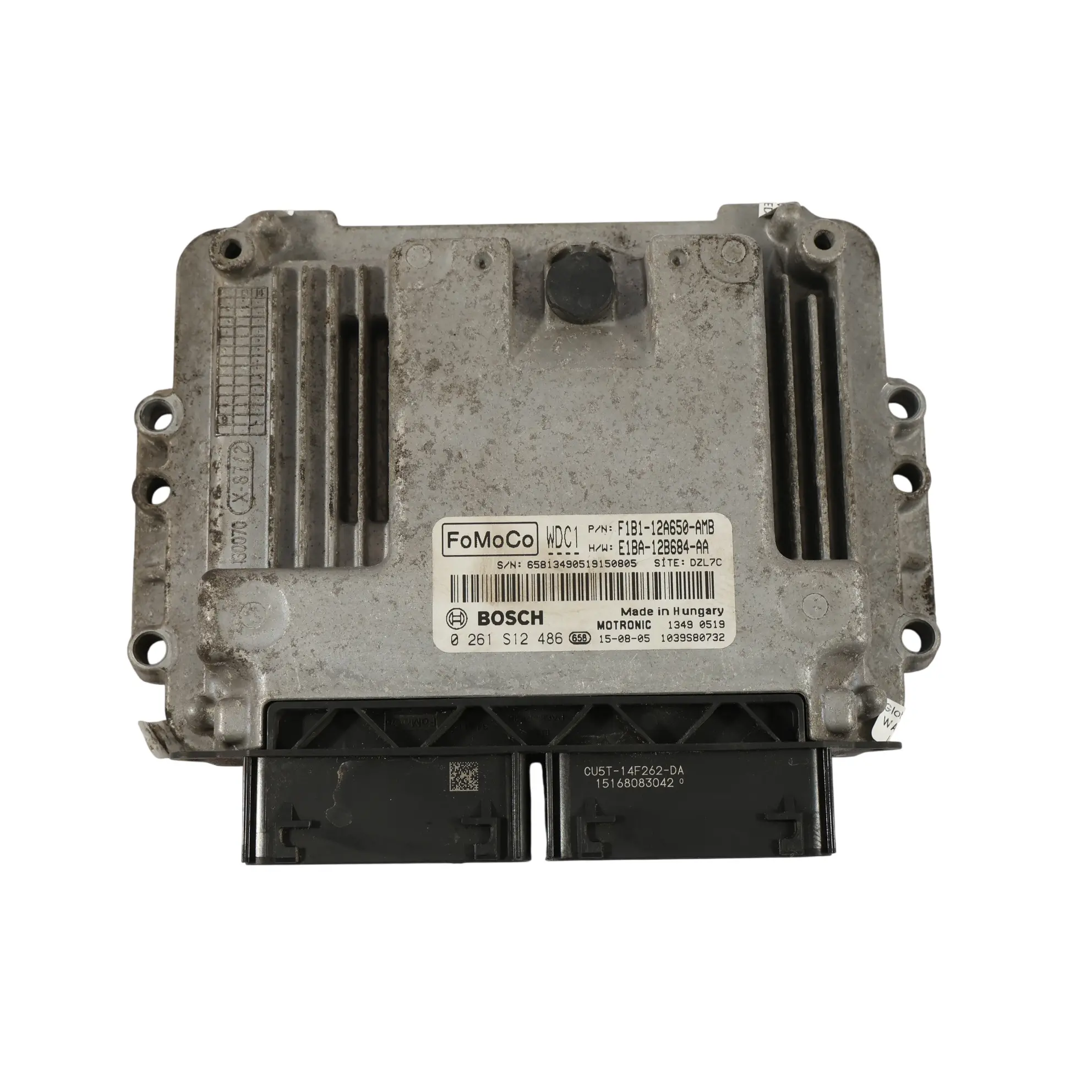 Ford Fiesta Mk7 1.0 EcoBoost 100HP Engine Control Unit ECU F1B1-12A650-AMB