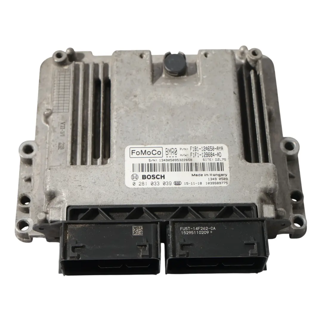 Ford Fiesta Mk7 1.5 TDCI UGJC 140HP Control Del Motor ECU Manual - SKU F1B1-12A650-AYA - Número de pieza F1B1-12A650-AYA