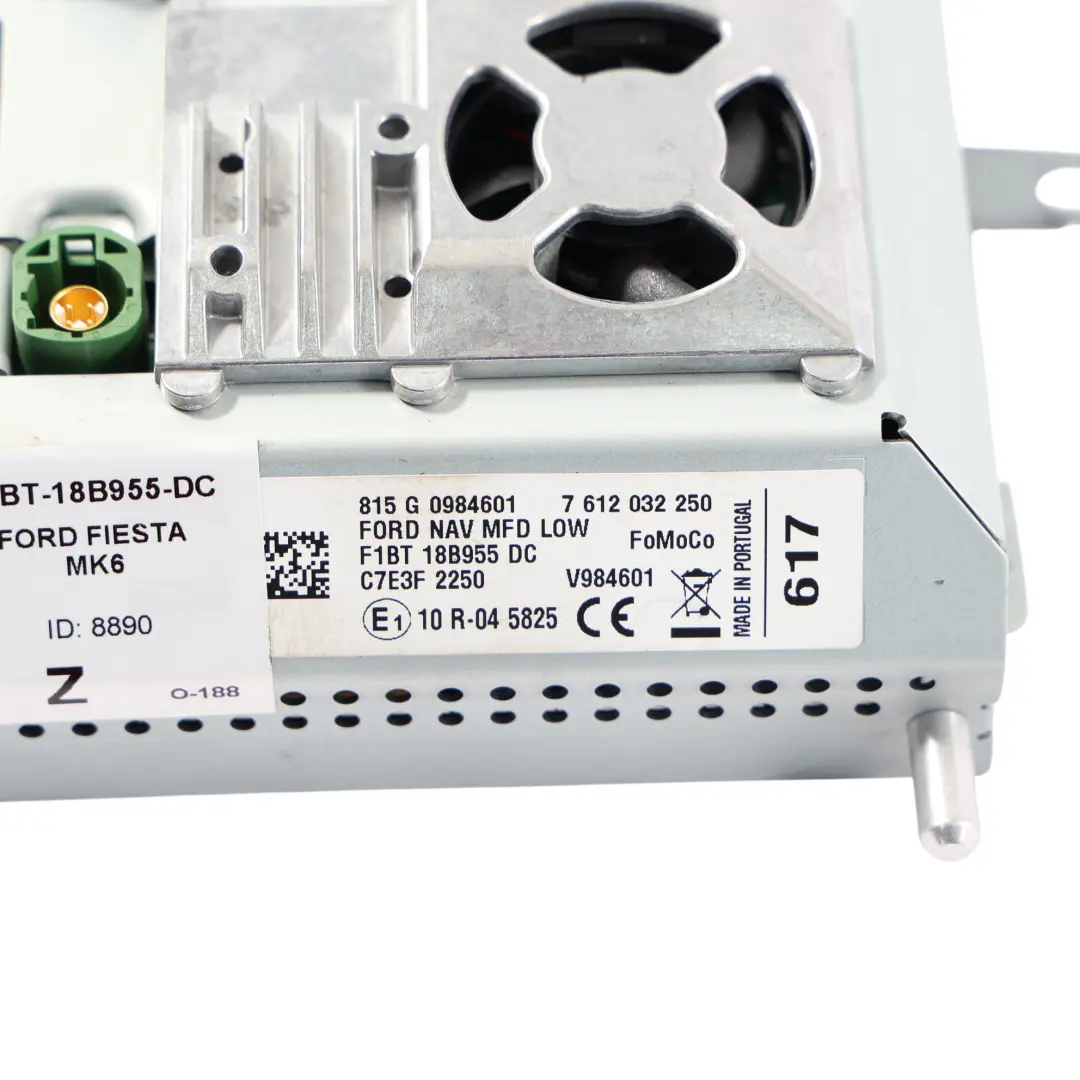 Ford Fiesta Mk7 Autoradio CD Avec Écran - SKU F1BT-18B955-DC - Numéro de pièce F1BT-18B955-DC