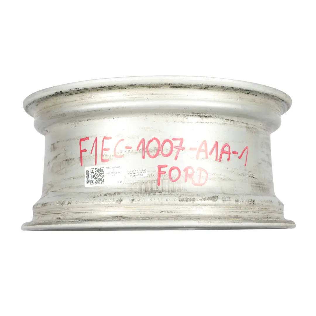 Ford Focus Mk3 Felga Aluminiowa Srebrna 16" 7J ET:50 - SKU F1EC-1007-A1A-1 - Numer Części F1EC-1007-A1A