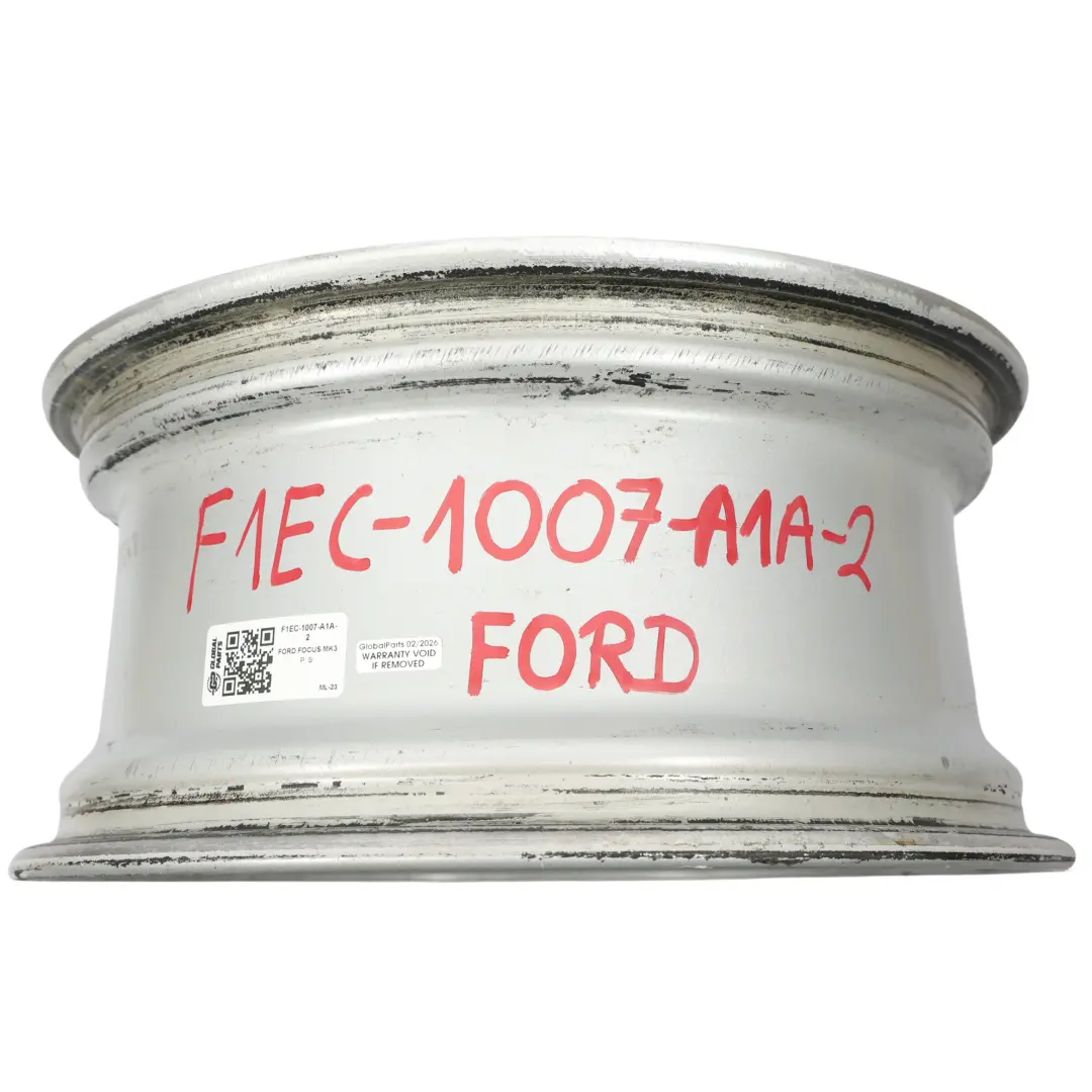 Ford Focus Mk3 Wheel Rim Alloy Silver 16" 7J ET:50 5 Double Spoke - SKU F1EC-1007-A1A-2 - Part number F1EC-1007-A1A
