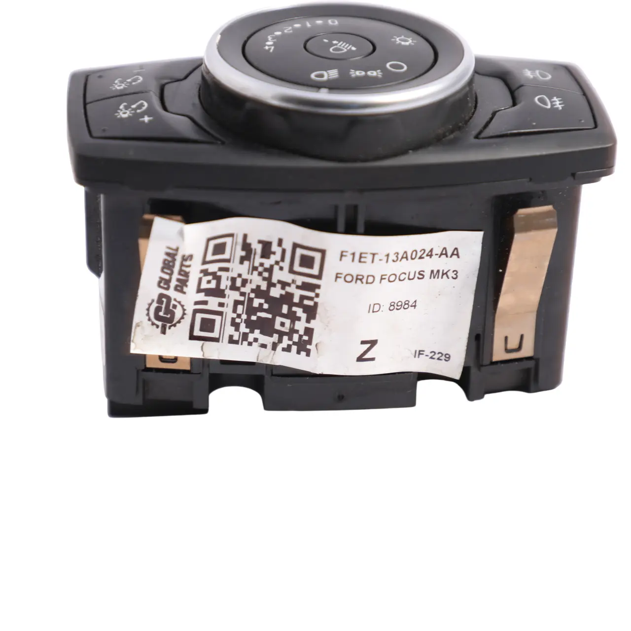 Ford Focus Mk3 Faros Antiniebla Botonera Negro F1ET-13A024-AA