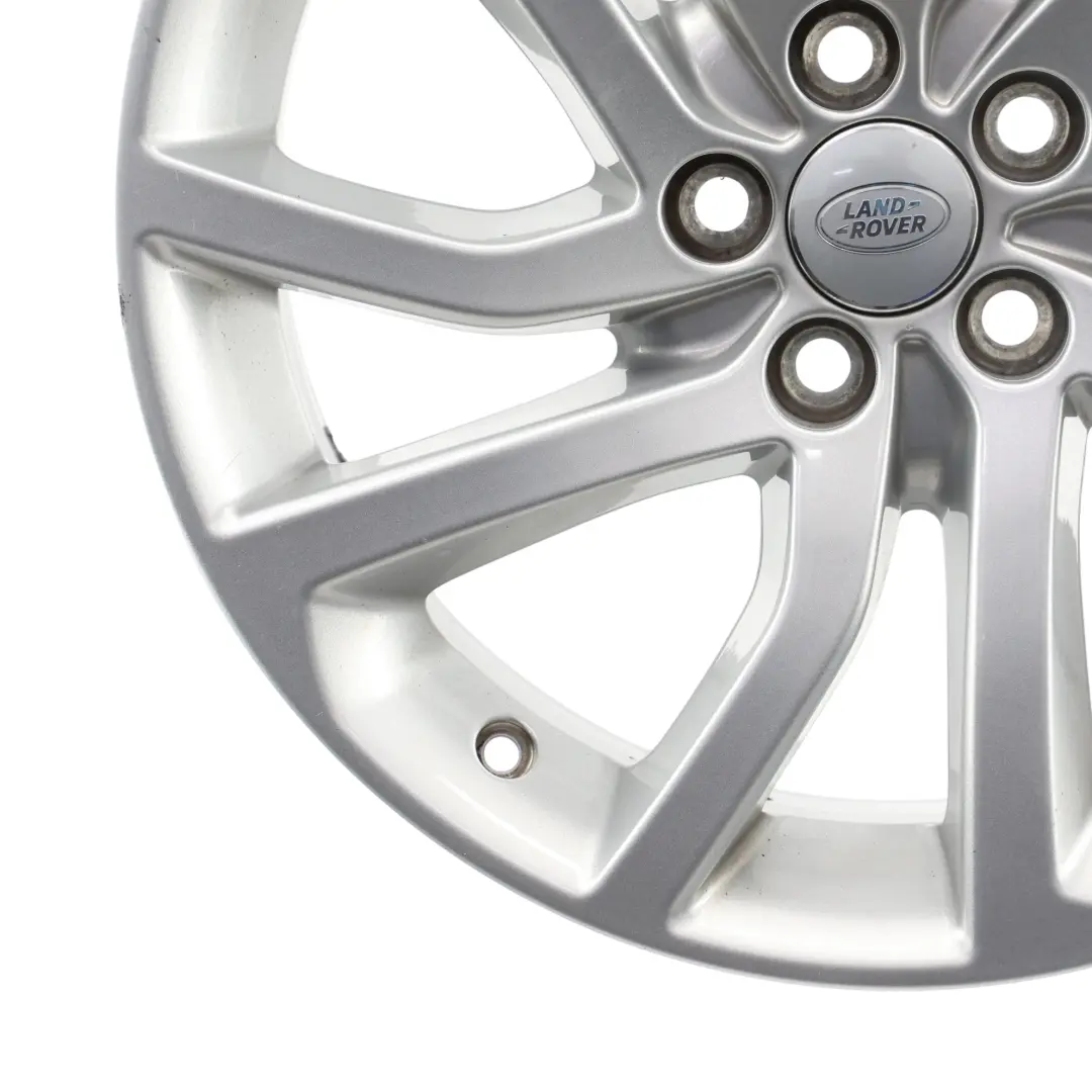 Silberne Alufelge 18" 8J ET:45 für Land Rover Discovery Sport L550 mit Teilenummer FK72-1007-CB Land Rover Discovery Sport L550 Silberne Alufelge 18" 8J ET:45 - SKU FK72-1007-CB-2 - Teilenummer FK72-1007-CB