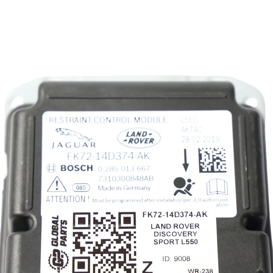 Land Rover Discovery Sport L550 Air Module Control Unit ECU - SKU FK72-14D374-AK - Part number FK72-14D374-AK