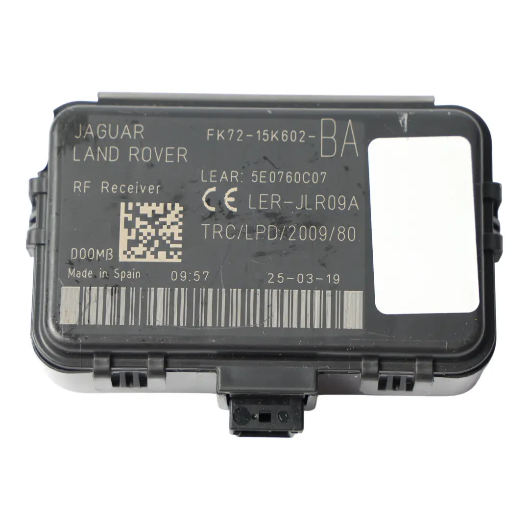 Land Rover Discovery L550 Radio Remote Control Receiver 434 MHz - SKU FK72-15K602-BA - Part number FK72-15K602-BA