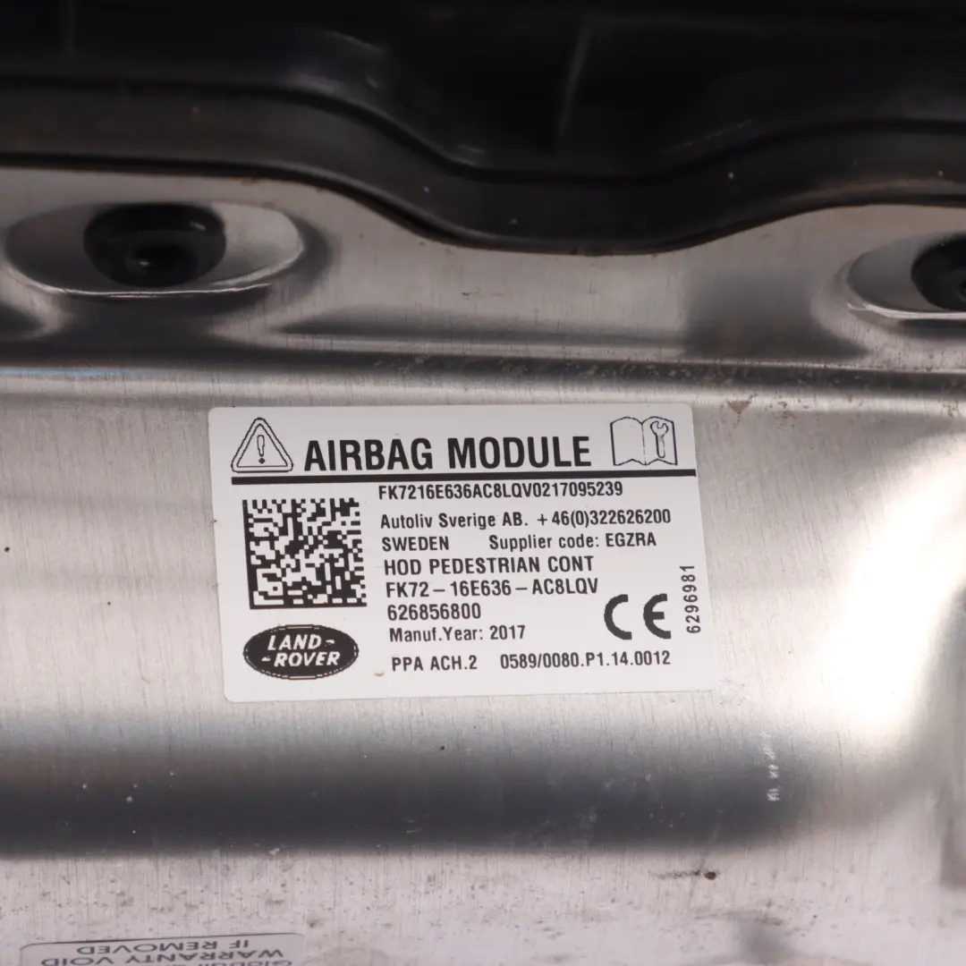 Land Rover Discovery Sport L550 Front Bonnet Air Module Actuator - SKU FK72-16E636-AC - Part number FK72-16E636-AC