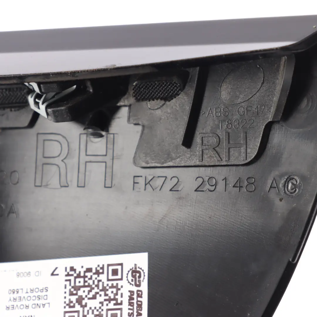 Land Rover Discovery Sport L550 Rear Pillar Cover Right O/S Narvik Black-JBC1807 - SKU FK72-29148-AC-NAR - Part number FK72-29148-A