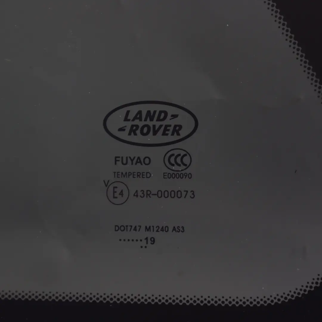 Land Rover Discovery Sport L550 Rear Quarter Window Glass Left N/S - SKU FK72-29601-BH - Part number FK72-29601-BH